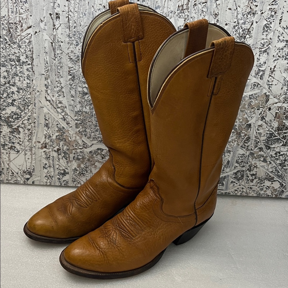 Cowboy Boots Vintage 80s USA Made Olathe sz 8 1/2D